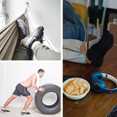 ELUTONG No Show Men Socks 6 Pairs Low Cut Ankle Cotton Short Casual Socks in Saudi Arabia