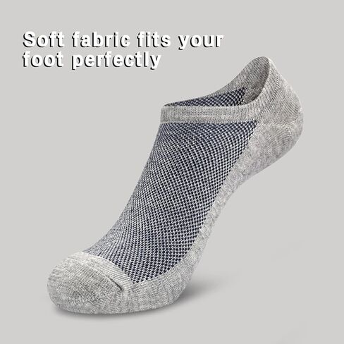 ELUTONG No Show Men Socks 6 Pairs Low Cut Ankle Cotton Short Casual Socks in Saudi Arabia
