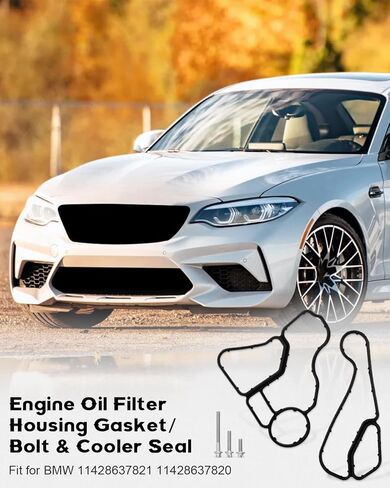 5 قطعة حشية مبيت مرشح التدفق العالي ومسمار مناسب لسلسلة BMW 1-7، استبدال 11428637821 11428637820 in Kuwait