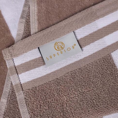 Superior Cabana Cotton Lounge Chair Cover, Outdoor Towel/Chaise Furniture Covers, Terry Cloth, Beach, Spa, Swim Accessories, Pool Chair Cover, Soft, Quick Drying, 32" x 102", Set of 2, Charcoal in Saudi Arabia