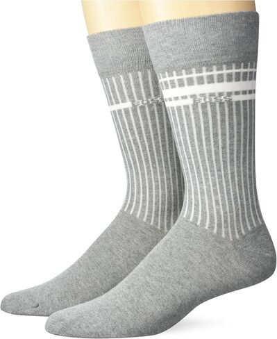 BOSS Men's 3-Pack Small Color Block Rib Cotton Socks in Saudi Arabia