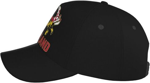 Maryland Crab Flag Baseball Cap Snapback Hats Adjustable Cap Excavator Hat Trucker Hat for Travel Picnic in Saudi Arabia