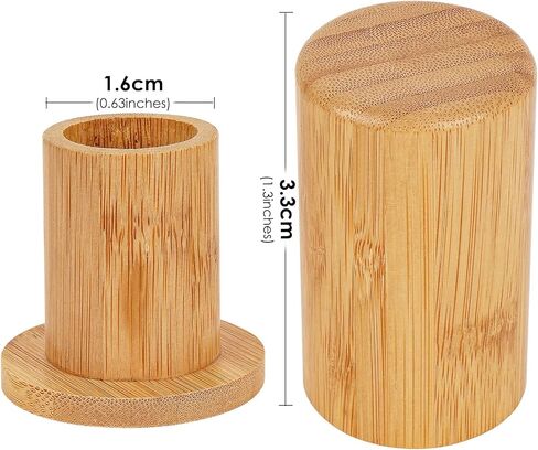SHIDOW Toothpick Holders, Bamboo Toothpick Dispenser Box, Toothpick Holder Home Living Room Cotton Swab Storage Tank in Saudi Arabia