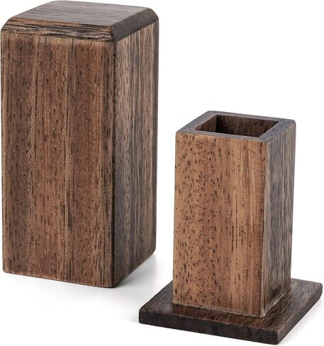 SHIDOW Toothpick Holders, Bamboo Toothpick Dispenser Box, Toothpick Holder Home Living Room Cotton Swab Storage Tank in Saudi Arabia