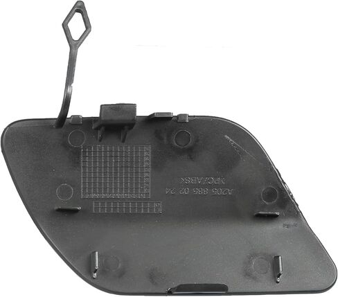 X AUTOHAUX المصد الخلفي سحب هوك غطاء 2058850224 مقطورة سيارة هوك غطاء صالح لمرسيدس بنز C300 C400 2015 أسود in Saudi Arabia