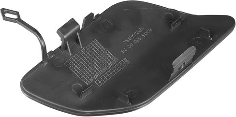 X AUTOHAUX المصد الخلفي سحب هوك غطاء 2058850224 مقطورة سيارة هوك غطاء صالح لمرسيدس بنز C300 C400 2015 أسود in Saudi Arabia