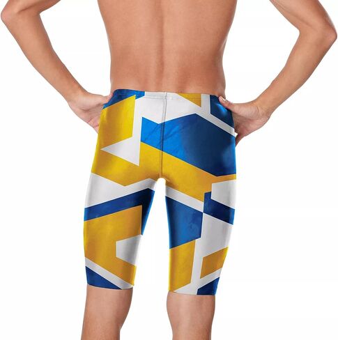 Speedo 8705225291724 Ruse Blocks Jammer Team Sapphire/Gold 24 in Saudi Arabia