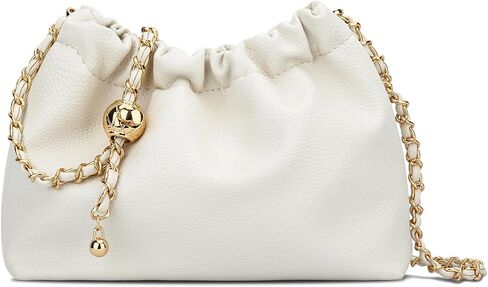 KKXIU Small Crossbody Bags for Women Ruched Vegan Leather Shoulder Purse with Adjustable Strap in Saudi Arabia