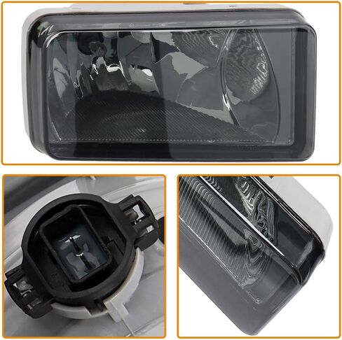 Halogen Lamp Fog Lights Pair for Chevy Tahoe & Suburban 2007 2008 2009 2010 2011 2012 2013 2014 2015 ; for GMC Yukon 2010 2011 2012 2013 2014 Clear Fog Lights in Saudi Arabia