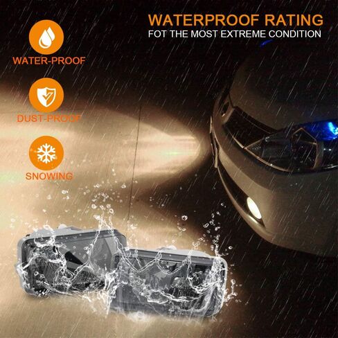 Halogen Lamp Fog Lights Pair for Chevy Tahoe & Suburban 2007 2008 2009 2010 2011 2012 2013 2014 2015 ; for GMC Yukon 2010 2011 2012 2013 2014 Clear Fog Lights in Saudi Arabia