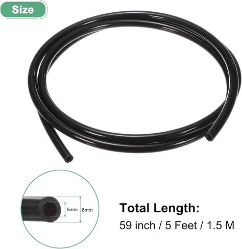 Tubing Carburetor Fuel Vent Line, 6mm(0.24") ID 8mm(0.31") OD 4m(13') Long Polyurethane Gas Oil Tube for ATV/Go Kart/Dirt Bike, Universal Petrol Pipe Replacement [Blue] in Kuwait