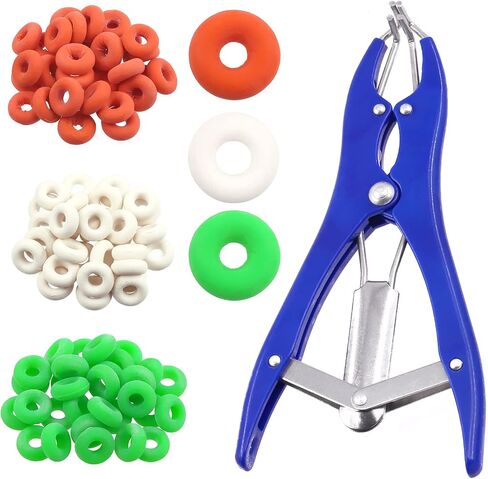121 Pcs Bander Snap Pliers with 120 Pcs Rubber Rings, Multi Function Filling Pliers, Balloon Expander Tool Snap Pliers in Saudi Arabia