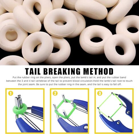 121 Pcs Bander Snap Pliers with 120 Pcs Rubber Rings, Multi Function Filling Pliers, Balloon Expander Tool Snap Pliers in Saudi Arabia