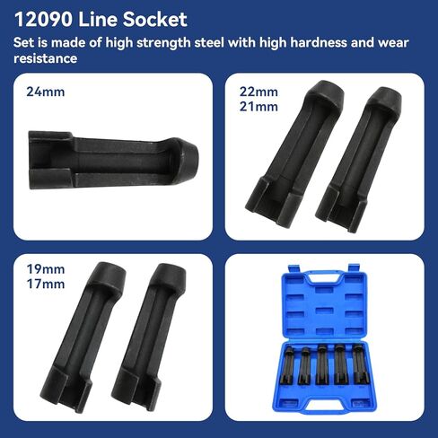 12090 خط مجموعة مقابس 17 مللي متر 19 مللي متر 21 مللي متر 22 مللي متر 24 مللي متر أحجام مناسبة ل Li-sle 12090 خط مجموعة مقابس in Kuwait