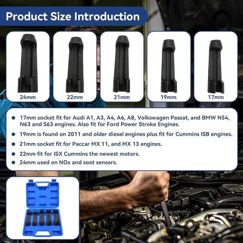 12090 خط مجموعة مقابس 17 مللي متر 19 مللي متر 21 مللي متر 22 مللي متر 24 مللي متر أحجام مناسبة ل Li-sle 12090 خط مجموعة مقابس in Kuwait