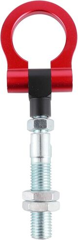 Tow Hook, Heavy Duty Car Racing Tow Hook Red Folding Ring Refitting Front Auto Trailer Accessory Fit for Hyundai 2012‑2017(Black) in Saudi Arabia