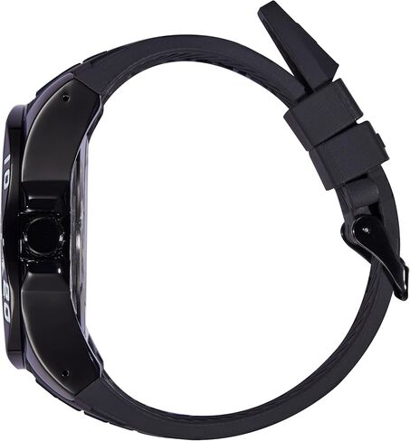 Miykon Diver Style Silicone Watches for Men - 48mm Ion Plated Men Watches with Scratch Resistant Glass - 100ft Water Resistant Men's Wrist Watches with Easy to Read Dial & Luminous Hands in Kuwait