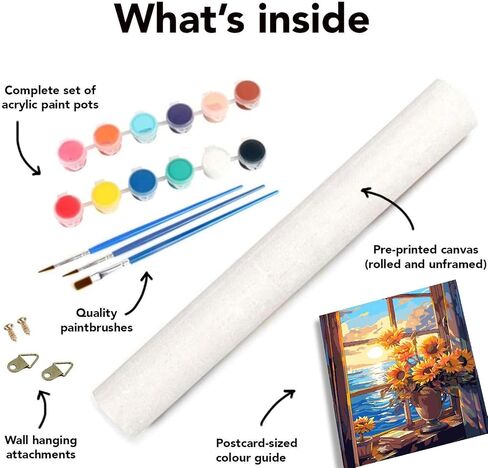 tigdtiu Gothic Paint by Numbers Kit for Adults Beginner- Dark Adult Paint by Number Kits On Canvas Adults' Paint-by-Number Kits DIY Oil Painting Kits for Gift Home Wall Decor 16x20 Inch in Saudi Arabia