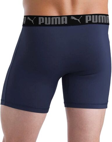 PUMA Men's Microfiber Boxer Brief, 5-pack in Saudi Arabia