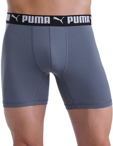 PUMA Men's Microfiber Boxer Brief, 5-pack in Saudi Arabia