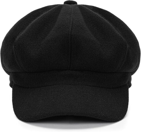 Women Felt Newsboy-Hat Classic Cabbie-Beret-Cap - Warm 1920s Gatsby Trucker-Hats for Men in Kuwait