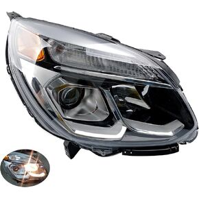 Full LED Headlights Assembly, Compatible with 2021-2023 Tesla 3 Tesla Y Base Mayor Performance Long Range Standard Estandar, Replace 1514953 151495300C Right Passenger Side Front Head Lights Assembly