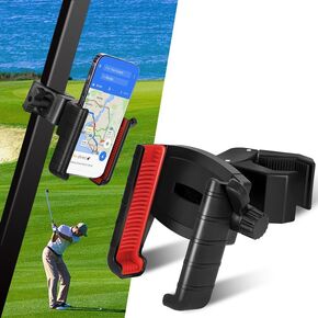 Upgraded Golf Cart Magnetic Phone Holder Mount Compatible with EZGO/Club Car/Yamaha, [Strong Magnet] Universal Gym Phone Holder Compatible with iPhone/Galaxy/Google Pixel, All Smartphones