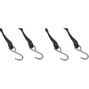 21" Rubber Tarp Strap w/Crimped S Hooks Installed