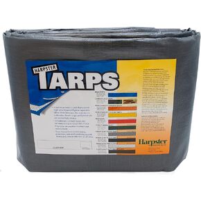 8 Ft. X 12 Ft. Heavy Duty 6 Oz. Silver Tarp 11-12 Mil Thick