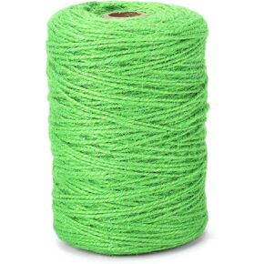 Garden Twine, Knitting Cord,656 Feet 2MM Decorative Hand Knotted Rope for Gift Wrapping, Home Decor, Craft Projects (Brown)
