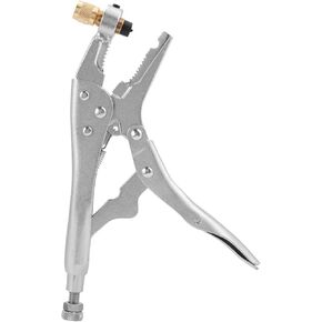Air Conditioner Refrigerant Recovery Pliers with 1/4" SAE Interface, Durable Efficient and Eco-Friendly Tool for Refrigeration Tube Locking and Recovery