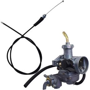 Autoparts Carb Carburetor with Throttle Cable Replacement for C02220 Honda ATV ATC 70 90 110 125 TRX125