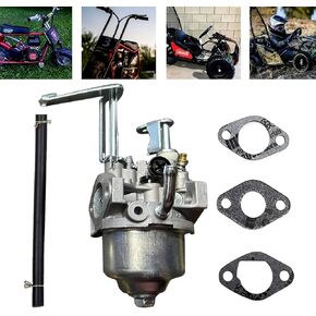 Huayi CT100u Carburetor Chikia CC100X Carburetor for Coleman RTK100 CT100u CK100-S Mini Bike SK100 Go-Kart with Gaskets Fuel Line