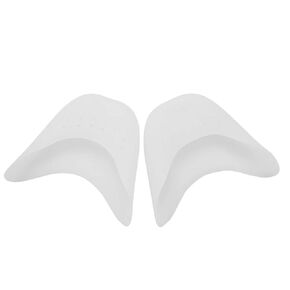 1 Pair Silicone Soft Ballet Pointe Dance Shoes Pads Dancing Toe Protector Foot Care Ballet Toe Pads Pointe Shoe Covers Forefoot Pad Toe Protective Sleeve Silicone Soft Ballet Insole(01)