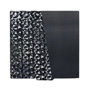 Ideaformer Smooth Diamond PEO+Carbon Fiber PET Spring Steel Sheet, Flexible PEO PET Build Plate No Magnetic Bed 235x235mm for Ender 3/Ender 3 Pro/Ender 3 V2/Neo/Elegoo Neptune 3/Neptune 4/Pro