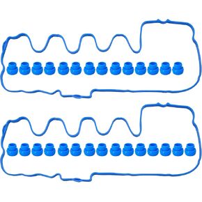 HiSport VS50664R Valve Cover Gasket Seal | Compatible with Ford F150, Expedition, Explorer, Mustang, Lincoln Mark, Navigator, Mercury | 4.6L & 5.4L Engine | Replace VS50372, VCF330-C