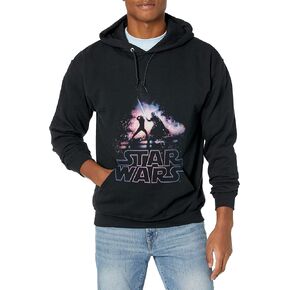 STAR WARS Men's A New Hope Luke and Vader Duel Pull Over Hoodie