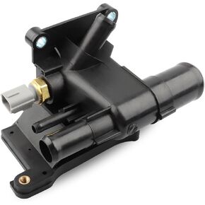 Engine Coolant Water Outlet & Sensor Replace LF94-15-17Z, 902-690, 902690, LF941517Z, LF9415179A Compatible with Mazda - 2006-2013 Mazda 3, 2008-2015 Mazda 5, 2009-2013 Mazda 6, 2010-2012 Mazda CX-7