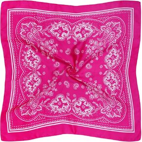 Satin Silk Head Scarf Hair Scarf Bandanas Silk Wrap Neck Square Scarves for Women Girls Men 27.5 Inches