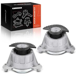 A-Premium 2PCS Front Engine Motor Mount Kit Compatible with Mercedes-Benz C250 2012 2013 2014 2015, 1.8L