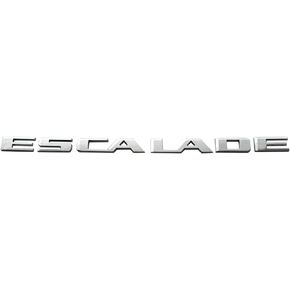 1x Escalade 3D Badge Letter Nameplate Sticker Replacement for 15-22 Escalade Rear Liftgate Nameplate Emblem (Glossy Black)