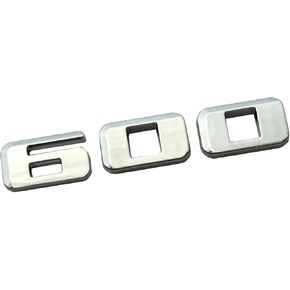 1Pcs Escalade 600 Rear Liftgate Nameplate Emblem 3D Badge Compatible with Escalade (Red)