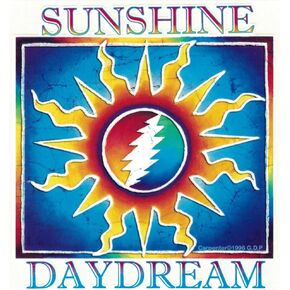 Grateful Dead Sunshine Daydream - Window Sticker/Decal (5" X 5.5") Y