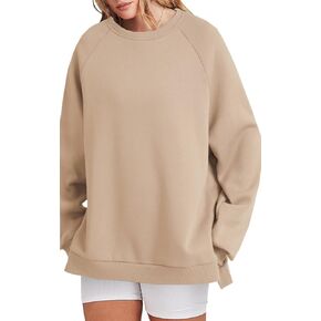 سترة صوف نسائية من LYANER سترة كبيرة الحجم ذات فتحة علوية ملابس خريف وشتاء 2024 in Kuwait