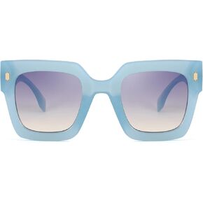 Vintage Oversized Square Sunglasses for Women, Retro Womens Sunglasses UV400 Trendy Luxury Big Sun Glasses