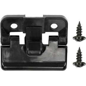 1 PC Center Console Latch, Arm Rest Lid Lock Latch, Storage Box Lock Hook, Vehicle Storage Box Lock Hook, Latch with Screws, Compatible with Camry Highlander Corolla (Black)