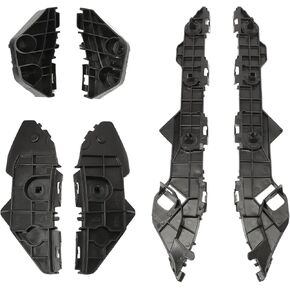 6PCS Rear Left and Right Bumper Cover Retainer Brackets Kit for Corolla 2009-2013 Replace 5215602100 5215502110 5256302060 525620208 Bumper Mount Support Set