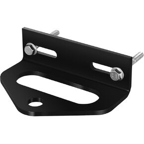 Zero Turn Mower Trailer Tow Hitch: Heavy Duty Iron Lawn Mower Trailer Hitch Universal Lawn Trailer Hitch Kit with Carriage Bolt Hardware Black