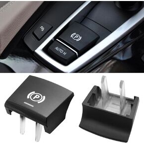Jaronx Compatible with BMW Parking Brake Button 5‘ F10 F11/6’ F12/X3 F25 2010-2013, 7'F01 2008-2011, Electronic Parking Switch Button Cover E-Brake P Button Replacement for BMW 2010-2013 (P)