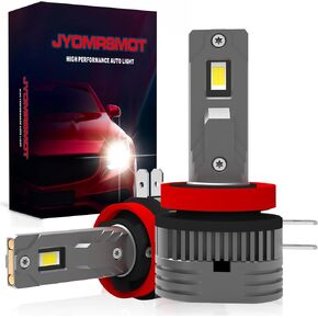 H11B LED Bulbs Fog Lamp,32000LM 100W Pure White 6000K, 600% Super Brighter and 1:1 Halogen light Position,Water Proof IP68, 60000Hrs Lifespan Plug and Play, Pack of 2